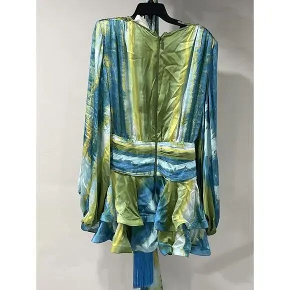 BRONX AND BANCO Bedouin Coastal Mini Dress in Blue Multi - Picture 5 of 8